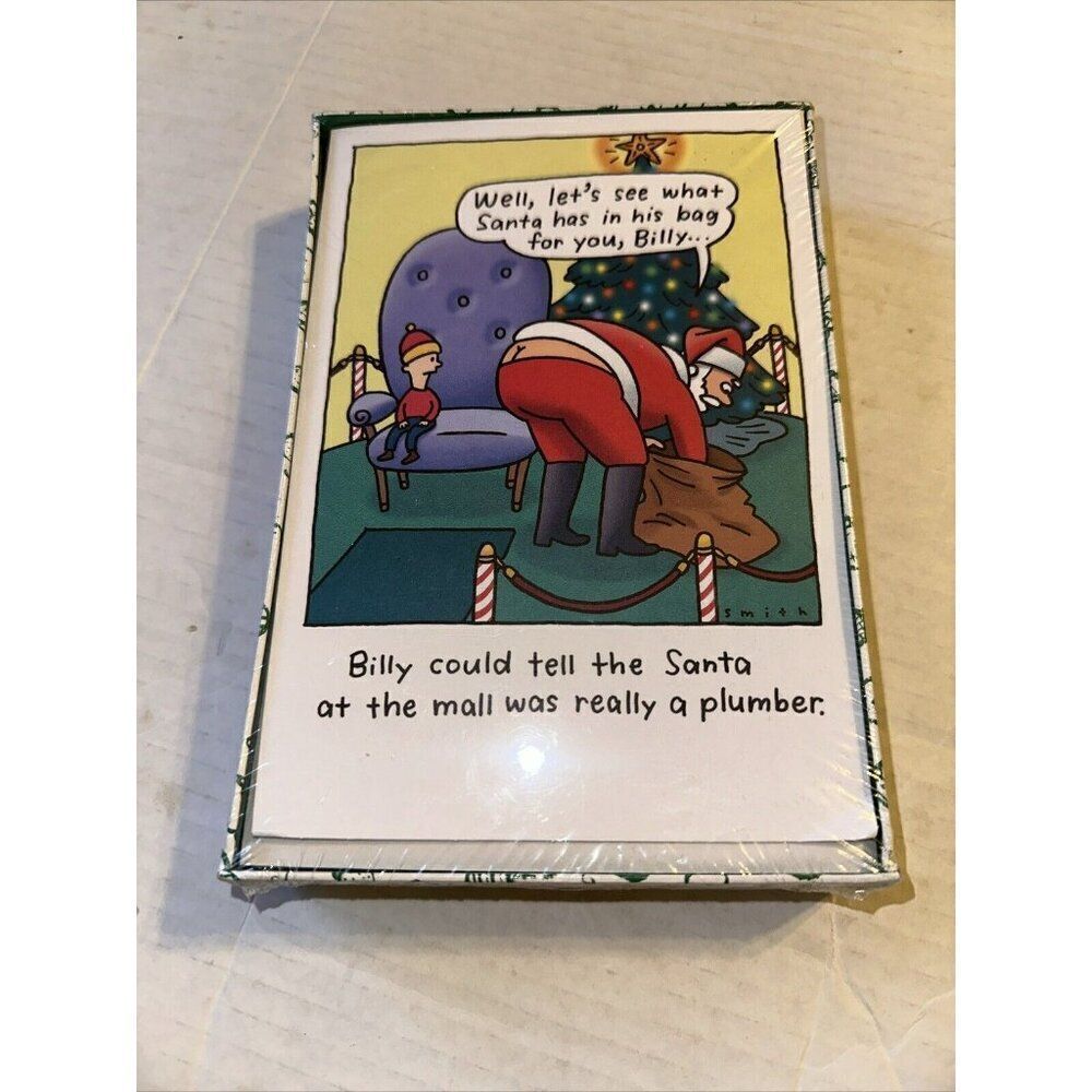 Funny Hallmark Christmas Cards Shoebox Humor Sealed